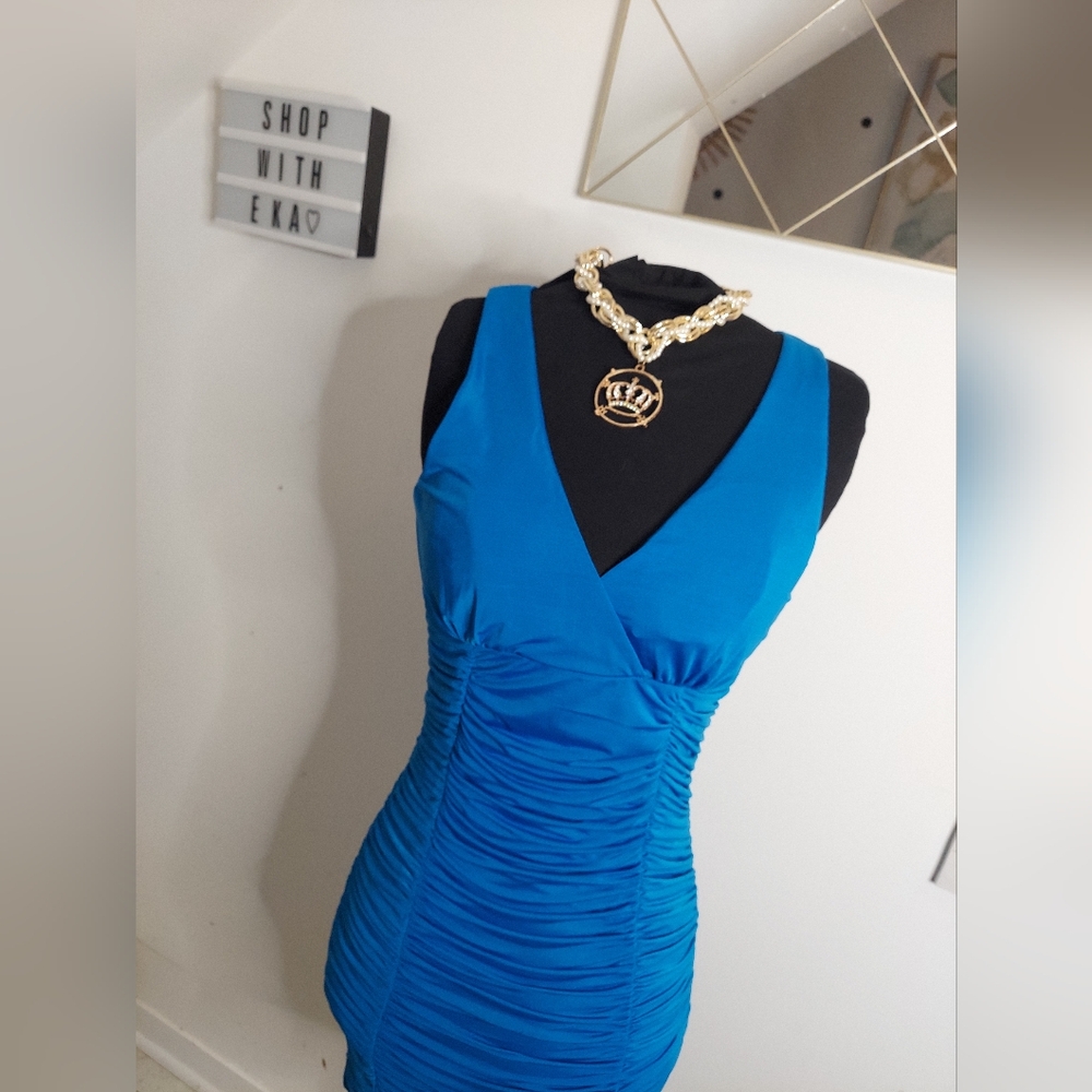Ribbed cocktail dress - Picture 7 of 9
